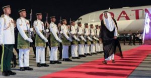Sheikh Tamim, Sayyid Asaad land in KL for ASEAN-GCC Summit