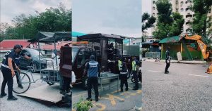 Stalls demolished, premises locked in Penang raid [WATCH]