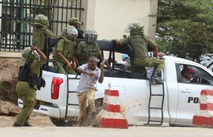 Tanzania police detain opposition officials on way to court, party says
