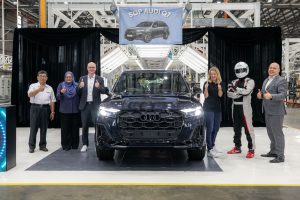 The Audi Q7 at the Pekan facility