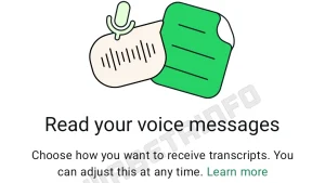 WhatsApp Sedang Menguji Kawalan Transkripsi Mesej Suara Baharu