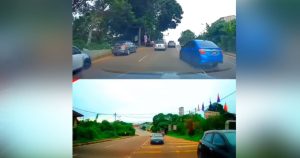 Woman detained for driving against traffic flow