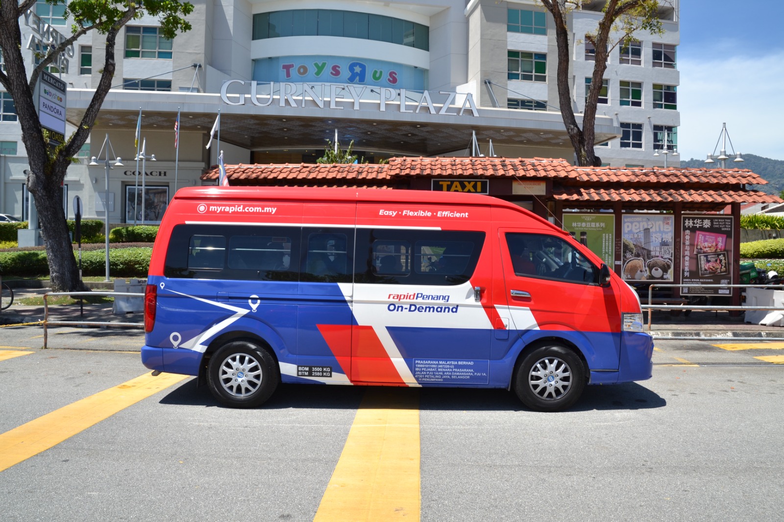 Rapid Penang On-Demand tambah tiga zon baharu mulai Sabtu ini